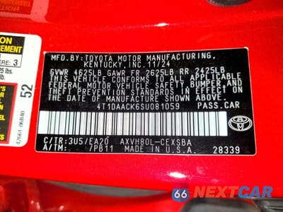 Zdjęcie 12 z 12 samochodu: 2025 TOYOTA CAMRY XSE VIN:4T1DAACK6SU081059 - miniatura