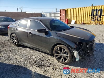 Czwarte zdjęcie samochodu z boku: 2020 HONDA CIVIC SPORT VIN:2HGFC2F87LH501091 - miniatura