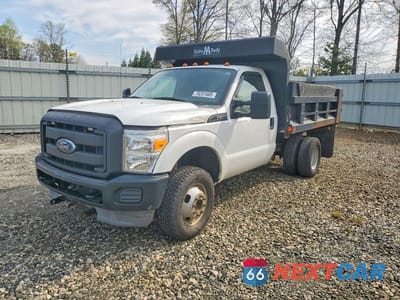 Drugie zdjęcie samochodu z przodu: 2011 FORD F350 SUPER DUTY DUMP TRUCK VIN:1FDRF3H65BEC77292 - miniatura