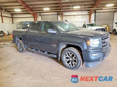 Czwarte zdjęcie samochodu z boku: 2017 GMC SIERRA K1500 SLT VIN:3GTU2NEC9HG361942 - miniatura