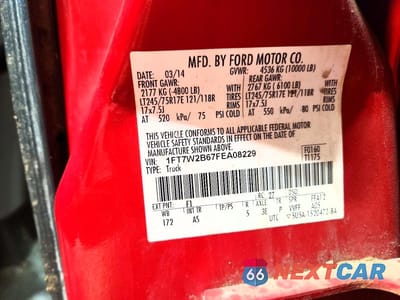 Zdjęcie 12 z 12 samochodu: 2015 FORD F250 SUPER DUTY VIN:1FT7W2B67FEA08229 - miniatura