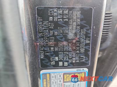 Zdjęcie 12 z 12 samochodu: 2023 KIA NIRO EV WIND VIN:KNDCR3L18P5071811 - miniatura