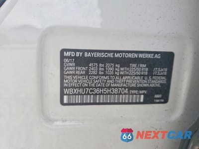 Zdjęcie 13 z 13 samochodu: 2017 BMW X1 SDRIVE28I VIN:WBXHU7C36H5H38704 - miniatura