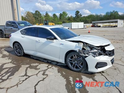 Czwarte zdjęcie samochodu z boku: 2024 ACURA TLX A-SPEC VIN:19UUB6F57RA001382 - miniatura