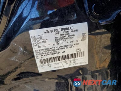 Zdjęcie 12 z 12 samochodu: 2022 FORD EXPLORER ST VIN:1FM5K8GC7NGC41384 - miniatura