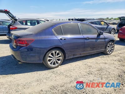 Trzecie zdjęcie samochodu z tyłu: 2014 HONDA ACCORD SPORT VIN:1HGCR2F51EA056324 - miniatura