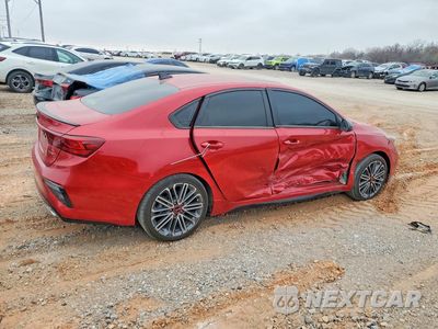 Trzecie zdjęcie samochodu z tyłu: 2021 KIA FORTE GT VIN:3KPF44AC1ME334047 - miniatura