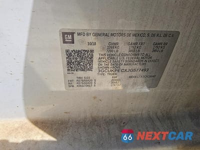 Zdjęcie 12 z 13 samochodu: 2018 CHEVROLET SILVERADO K1500 CUSTOM VIN:3GCUKPECXJG577493 - miniatura