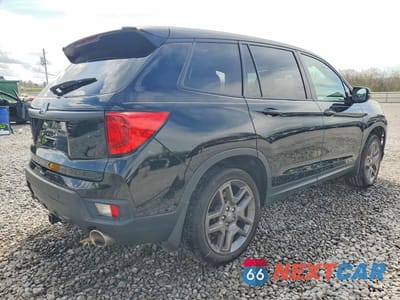Trzecie zdjęcie samochodu z tyłu: 2022 HONDA PASSPORT EXL VIN:5FNYF7H55NB003835 - miniatura