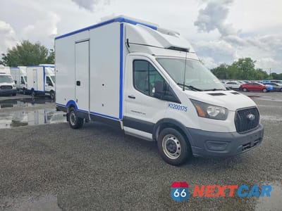 Czwarte zdjęcie samochodu z boku: 2020 FORD TRANSIT DELIVERY TRUCK VIN:1FDBW5Z8XLKB30319 - miniatura
