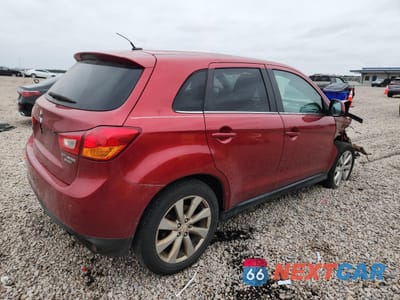 Trzecie zdjęcie samochodu z tyłu: 2014 MITSUBISHI OUTLANDER SPORT SE VIN:4A4AP4AU7EE012707 - miniatura