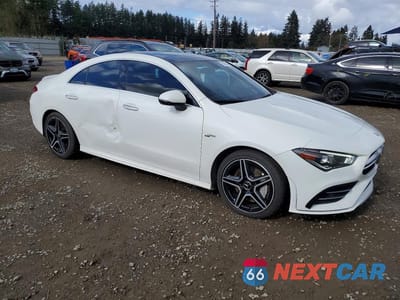 Czwarte zdjęcie samochodu z boku: 2021 MERCEDES-BENZ CLA AMG 35 4MATIC VIN:W1K5J5BB9MN148922 - miniatura