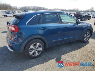 Trzecie zdjęcie samochodu z tyłu: 2018 KIA NIRO LX VIN:KNDCB3LC9J5151874 - miniatura
