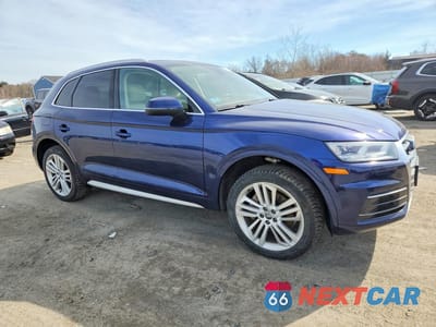 Czwarte zdjęcie samochodu z boku: 2018 AUDI Q5 PREMIUM PLUS VIN:WA1BNAFY8J2009106 - miniatura