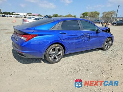 Trzecie zdjęcie samochodu z tyłu: 2023 HYUNDAI ELANTRA HYBRID LIMITED VIN:KMHLN4AJ5PU042496 - miniatura