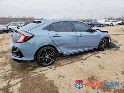 Trzecie zdjęcie samochodu z tyłu: 2021 HONDA CIVIC SPORT VIN:SHHFK7H47MU221122 - miniatura