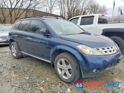 Czwarte zdjęcie samochodu z boku: 2005 NISSAN MURANO S VIN:JN8AZ08W15W432124 - miniatura