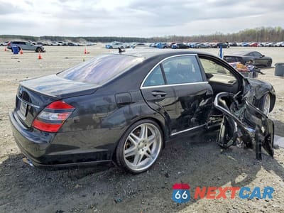 Trzecie zdjęcie samochodu z tyłu: 2007 MERCEDES-BENZ S 550 VIN:WDDNG71X87A102274 - miniatura
