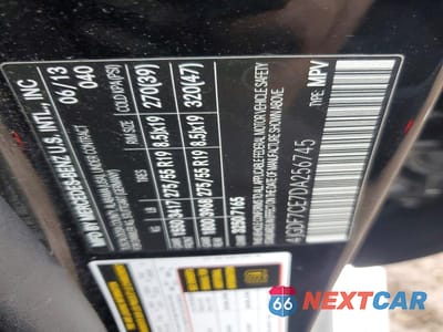 Zdjęcie 13 z 13 samochodu: 2013 MERCEDES-BENZ GL 450 4MATIC VIN:4JGDF7CE7DA256745 - miniatura