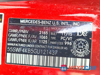 Zdjęcie 10 z 13 samochodu: 2016 MERCEDES-BENZ C 300 4MATIC VIN:55SWF4KB5GU121437 - miniatura