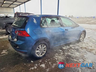 Trzecie zdjęcie samochodu z tyłu: 2015 VOLKSWAGEN GOLF VIN:3VW217AU1FM020034 - miniatura