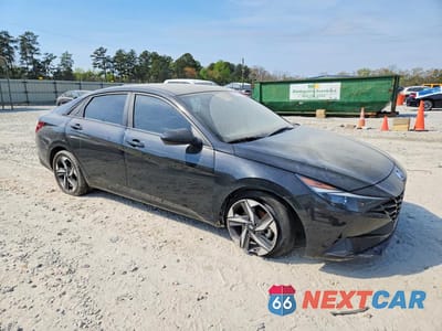 Czwarte zdjęcie samochodu z boku: 2023 HYUNDAI ELANTRA SEL VIN:KMHLS4AG7PU526148 - miniatura
