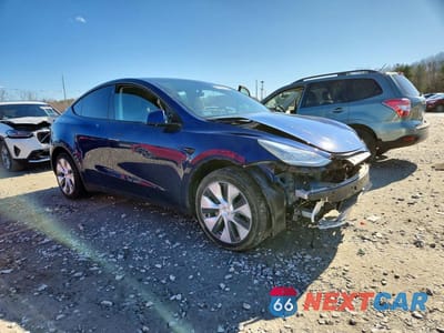Czwarte zdjęcie samochodu z boku: 2021 TESLA MODEL Y VIN:5YJYGDEE1MF258691 - miniatura