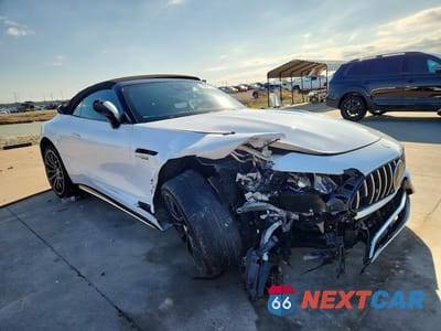 Czwarte zdjęcie samochodu z boku: 2024 MERCEDES-BENZ SL 55 AMG VIN:W1KVK8AB6RF020574 - miniatura