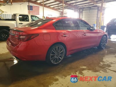 Trzecie zdjęcie samochodu z tyłu: 2023 INFINITI Q50 RED SPORT 400 VIN:JN1FV7DR0PM590882 - miniatura