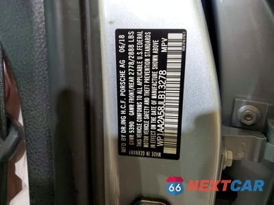 Zdjęcie 13 z 13 samochodu: 2018 PORSCHE MACAN VIN:WP1AA2A58JLB13278 - miniatura