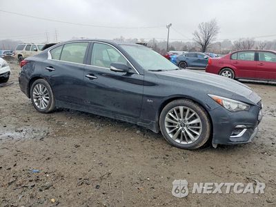 Czwarte zdjęcie samochodu z boku: 2020 INFINITI Q50 LUXE AWD 3.0T VIN:JN1EV7AR3LM250488 - miniatura