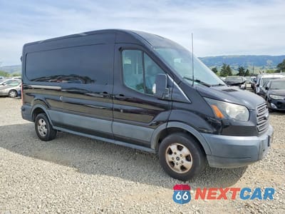 Czwarte zdjęcie samochodu z boku: 2017 FORD TRANSIT 250 UTILITY / SERVICE VAN VIN:1FTYR2CM7HKB01992 - miniatura