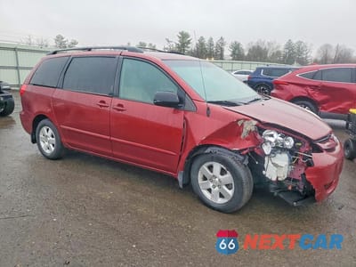 Czwarte zdjęcie samochodu z boku: 2008 TOYOTA SIENNA LE 7-PASSENGER VIN:5TDZK23C78S220005 - miniatura