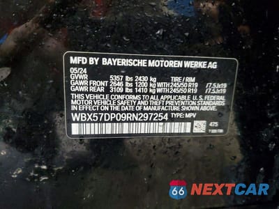 Zdjęcie 13 z 13 samochodu: 2024 BMW X3 XDRIVE30I VIN:WBX57DP09RN297254 - miniatura