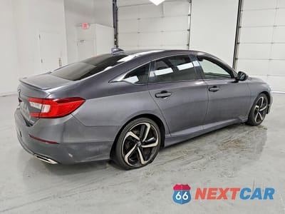 Trzecie zdjęcie samochodu z tyłu: 2019 HONDA ACCORD SPORT VIN:1HGCV1F32KA053593 - miniatura