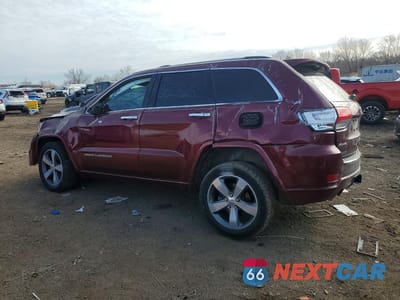 Drugie zdjęcie samochodu z przodu: 2016 JEEP GRAND CHEROKEE OVERLAND VIN:1C4RJFCT9GC490458 - miniatura