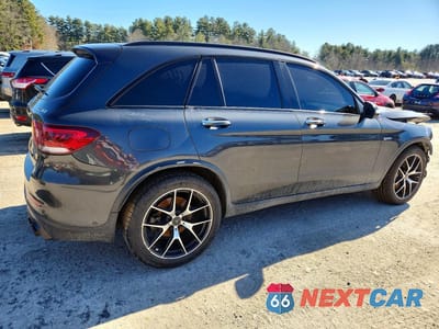 Trzecie zdjęcie samochodu z tyłu: 2021 MERCEDES-BENZ GLC 43 4MATIC AMG VIN:W1N0G6EB9MF891703 - miniatura
