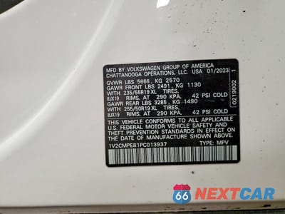 Zdjęcie 13 z 13 samochodu: 2023 VOLKSWAGEN ID.4 PRO VIN:1V2CMPE81PC013937 - miniatura