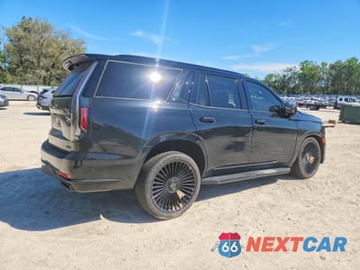 Trzecie zdjęcie samochodu z tyłu: 2021 CADILLAC ESCALADE SPORT PLATINUM VIN:1GYS4GKL6MR433914 - miniatura