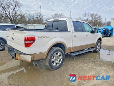 Trzecie zdjęcie samochodu z tyłu: 2013 FORD F150 SUPERCREW VIN:1FTFW1ET9DKD22504 - miniatura
