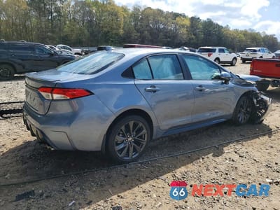 Trzecie zdjęcie samochodu z tyłu: 2024 TOYOTA COROLLA SE VIN:5YFS4MCE5RP204436 - miniatura