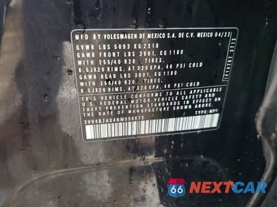 Zdjęcie 13 z 13 samochodu: 2022 VOLKSWAGEN TIGUAN SEL R-LINE VIN:3VV4B7AX4NM096673 - miniatura