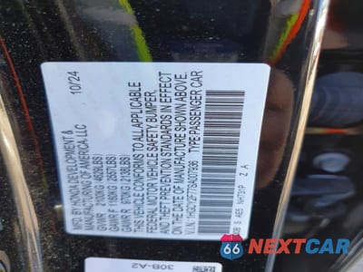 Zdjęcie 13 z 13 samochodu: 2025 HONDA ACCORD HYBRID SPORT-L VIN:1HGCY2F77SA007936 - miniatura