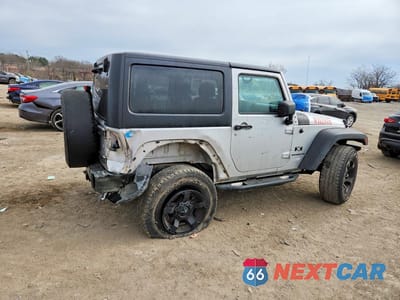 Trzecie zdjęcie samochodu z tyłu: 2008 JEEP WRANGLER X VIN:1J4FA24118L544775 - miniatura