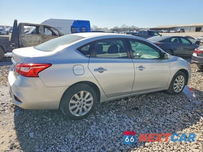 Trzecie zdjęcie samochodu z tyłu: 2019 NISSAN SENTRA S VIN:3N1AB7AP8KY263402 - miniatura