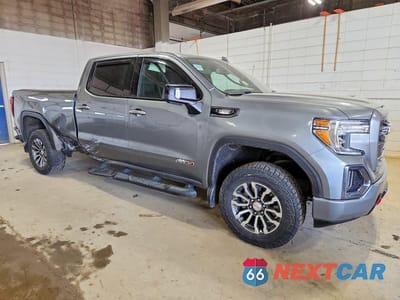 Czwarte zdjęcie samochodu z boku: 2021 GMC SIERRA K1500 AT4 VIN:1GTU9EET5MZ183047 - miniatura