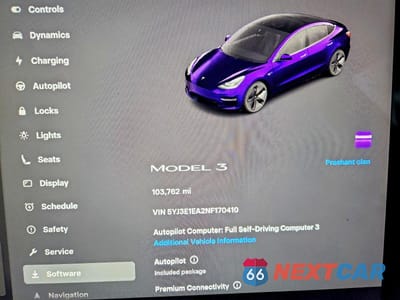 Zdjęcie 9 z 12 samochodu: 2022 TESLA MODEL 3 VIN:5YJ3E1EA2NF170410 - miniatura