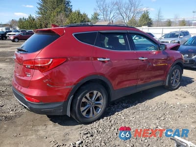 Trzecie zdjęcie samochodu z tyłu: 2016 HYUNDAI SANTA FE SPORT 2.4L VIN:5XYZUDLB0GG334971 - miniatura