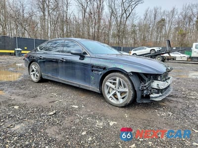 Czwarte zdjęcie samochodu z boku: 2022 GENESIS G80 3.5T SPORT VIN:KMTGB4SD6NU113436 - miniatura