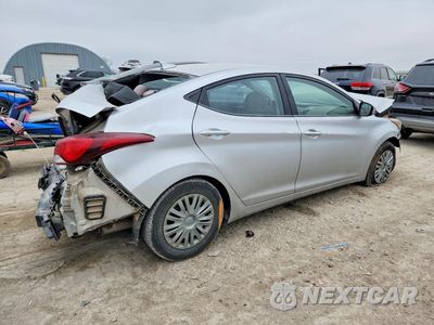 Trzecie zdjęcie samochodu z tyłu: 2016 HYUNDAI ELANTRA SE VIN:5NPDH4AE9GH687231 - miniatura